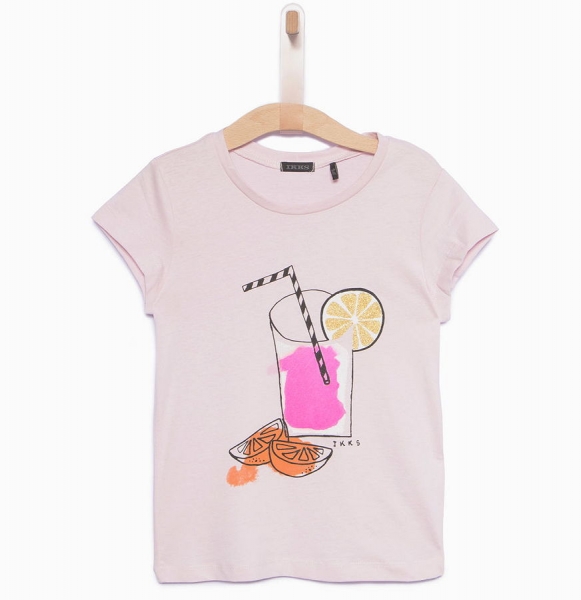 IKKS Plein Ete t-shirt rose pastel